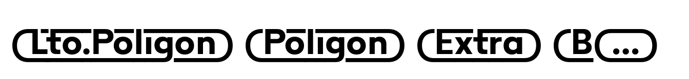Lto.Poligon Poligon Extra Bold Link image